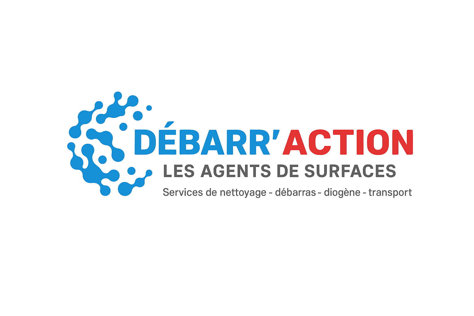 DÉBARR'ACTION Logo - Services de nettoyage et débarras Paris